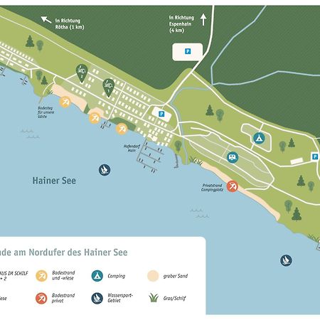 Haus Im Schilf 1 - Ferienwohnungen Am Hainer See Bei Leipzig Neukieritzsch Екстериор снимка